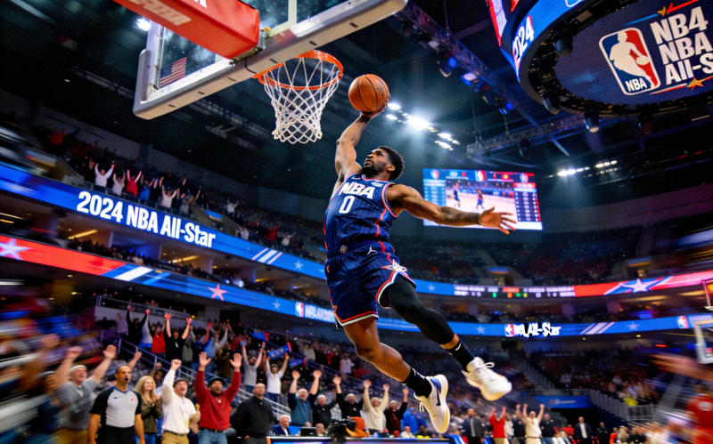 NBA全明星赛精彩扣篮瞬间